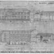 Photographic copy of elevations.