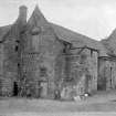 View of architectural survey of Aberdour Castle.