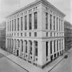 General view of Bank of Scotland, St Vincent Street. 
Vintage retouched print.