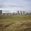 Aberdeen, Seaton: General view from the south-east of multi-storey blocks at Seaton. Areas 'B' 'C' 'D' are shown from left to right with Seaton 'A' on the far right.