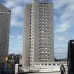 Aberdeen, Upper Denburn CDA, Gilcomston Park: View from road of a 22-storey tower block.