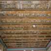 1st. floor, dining-room, interior view of painted ceiling from East.