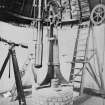 Ochtertyre Observatory, interior.
View of Dallmeyer Observing Seat.