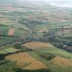 Oblique aerial view of the M9 Motorway at Loch Leven, taken from the SE