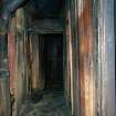 Interior-view of corridor inside blackhouse