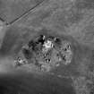Oblqiue aerial view centred on Craigie Castle.