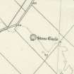 Extract from OS 6-inch map 1869.