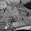 Oblique aerial view centred on the site of the Roman temporary camp.