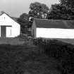 View from W of cow byre.