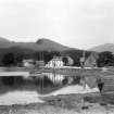 View of Lochgoilhead. 
Titled: 'Head of Loch Goil, N.B.'.

