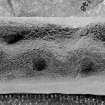 Inchmarnock. Photograph of cross-shaft fragment (10), now held in Bute Museum.