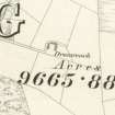 Extract of OS 1st edition map.