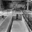 Interior showing Savealls troughs.