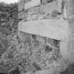 Detail of one of two large fireplaces within range of ruinous dwellings associated with the steading