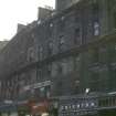 View from NE of Leith Street immediately prior to demolition, showing the 2nd level of shops on the N side.