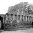 Interior.
View of West wall of Hall.