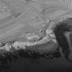 Aerial view of Orkney, taken from the SW of Links WW II coast battery with gun-emplacement, searchlight position and engine house.