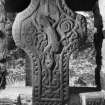 Kilberry (18). 
Detail of front of cross-head showing Christ crucified.