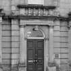 Scanned image of detail of front entrance.