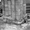 Interior.
View of excavation at base of pier.