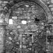 Iona, Iona Nunnery.
Interior view of westmost bay of nave arcade from aisle.