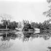 Temple or shrine taken from the water. Unknown location, Bengal.