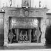 Interior.
Arcaded apartment, view of fireplace.