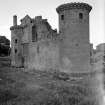 Caerlaverock Castle.
View from South West.