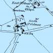Extract from OS 1st edition map.