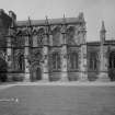 Roslin, Roslin Chapel. View from S.
Insc: 'Rosslyn Chapel, South Front, 25'