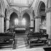 Roslin, Roslin Chapel. Interior view of altar.