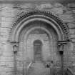 Auchindoir Church. Detail of S door.