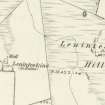 Extract from OS 6-inch map of 1869.