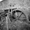 Detail of waterwheel T Mill of Forresterhill.