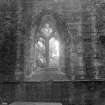 Dunkeld, Dunkeld Cathedral, interior.
View of window with tracery.