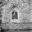 Dunkeld, Dunkeld Cathedral.
View of window in exterior aisle wall.