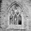 Dunkeld, Dunkeld Cathedral.
View of window with geometrical tracery.