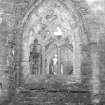 Dunkeld, Dunkeld Cathedral.
View of window with geometrical tracery.