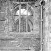 Dunkeld, Dunkeld Cathedral.
View of window at junction between nave and tower.
