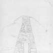 Section of Church, Oratory Interior(West Elevation), Pencil, 1":2ft, HW63SW 1
	
