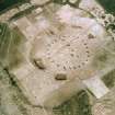 View of North Mains henge from the air.