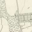 Extract of the OS 1st edition map, centred on the farmstead.