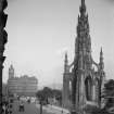 View of the Scott Monument and North British Hotel