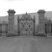 General view of North Gateway to Holyrood Palace from North