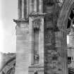 Detail of S transept niche.