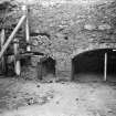 Stirling Castle, grand battery
Interior view of excavations - detail of arcade in South vault