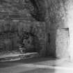Kitchen fireplace, upper floor of South cloister
