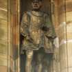 View of statue of Sir David Lindsay, fourth from left on SE tower.