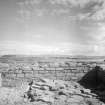 View of remains of domestic buildings.