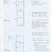 Neisbost: dimensioned sketch of houses 3-5